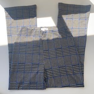 Urban Outfitters funky pattern wide leg pants